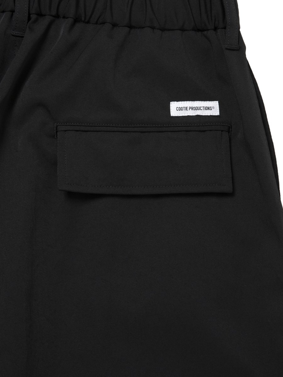 画像8: COOTIE PRODUCTIONS/Ny/Wo Twill Utility Wide Easy Trousers（Black）［ユーティリティーワイドイージートラウザース-26春夏］ (8)