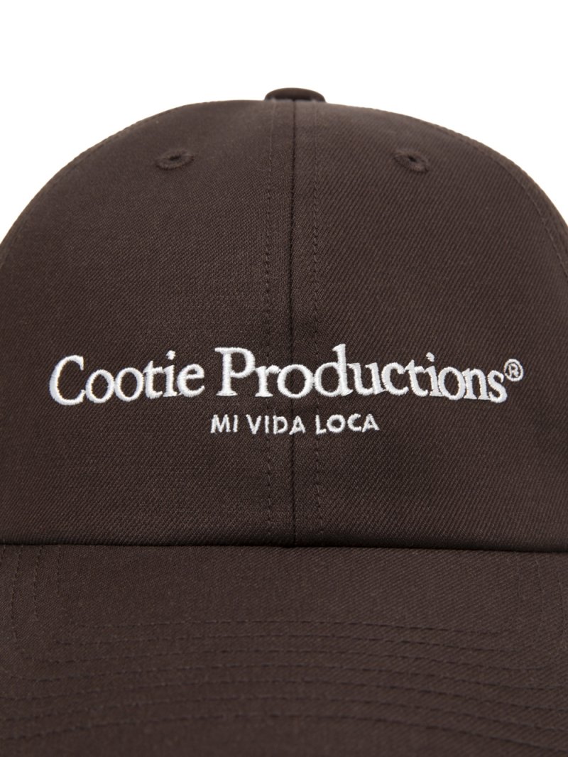 画像3: COOTIE PRODUCTIONS/T/W Twill 6 Panel Cap（Brown）［T/Wツイル6パネルキャップ-26春夏］