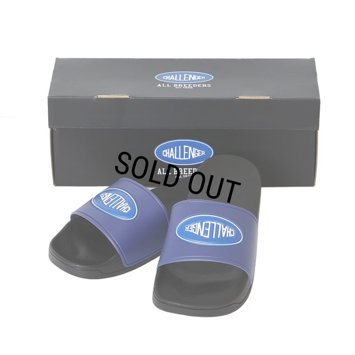 画像7: CHALLENGER/LOGO SANDALS（NAVY/BLACK）［ロゴサンダル-26春夏］ (7)