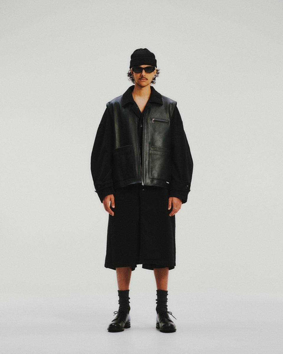 画像2: COOTIE PRODUCTIONS/Linen Watch Cap（Black）［リネンワッチキャップ-26春夏］ (2)