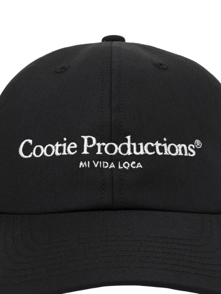 画像4: COOTIE PRODUCTIONS/T/W Twill 6 Panel Cap（Black）［T/Wツイル6パネルキャップ-26春夏］ (4)