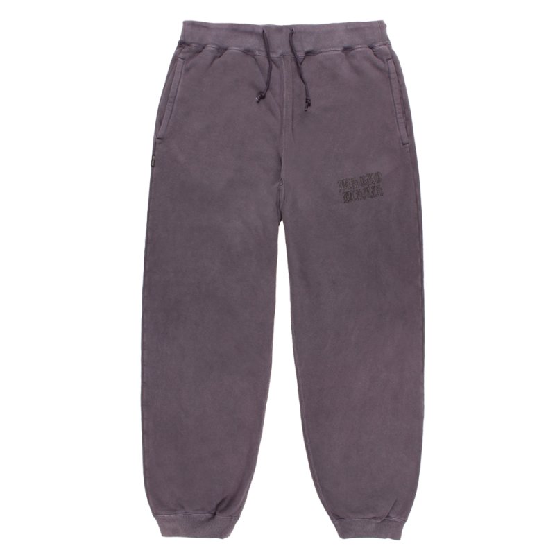 画像1: WACKO MARIA/WASHED HEAVY WEIGHT SWEAT PANTS（PURPLE）［スウェットパンツ-26春夏］
