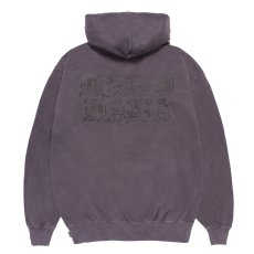 画像2: WACKO MARIA/WASHED HEAVY WEIGHT ZIP HOODED SWEAT SHIRT（PURPLE）［ジップアップパーカー-26春夏］ (2)