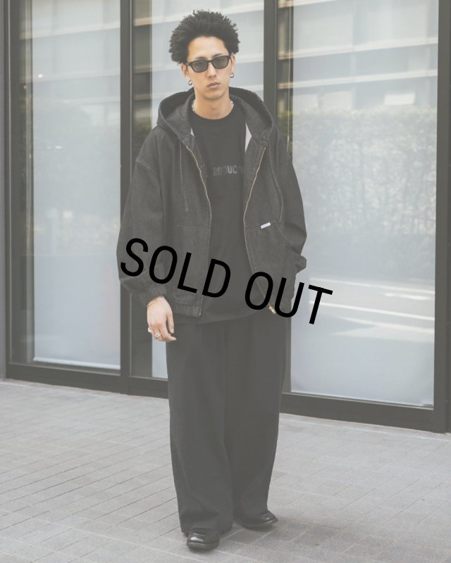 COOTIE PRODUCTIONS/Oversized Print S/S Tee（Black）［オーバー