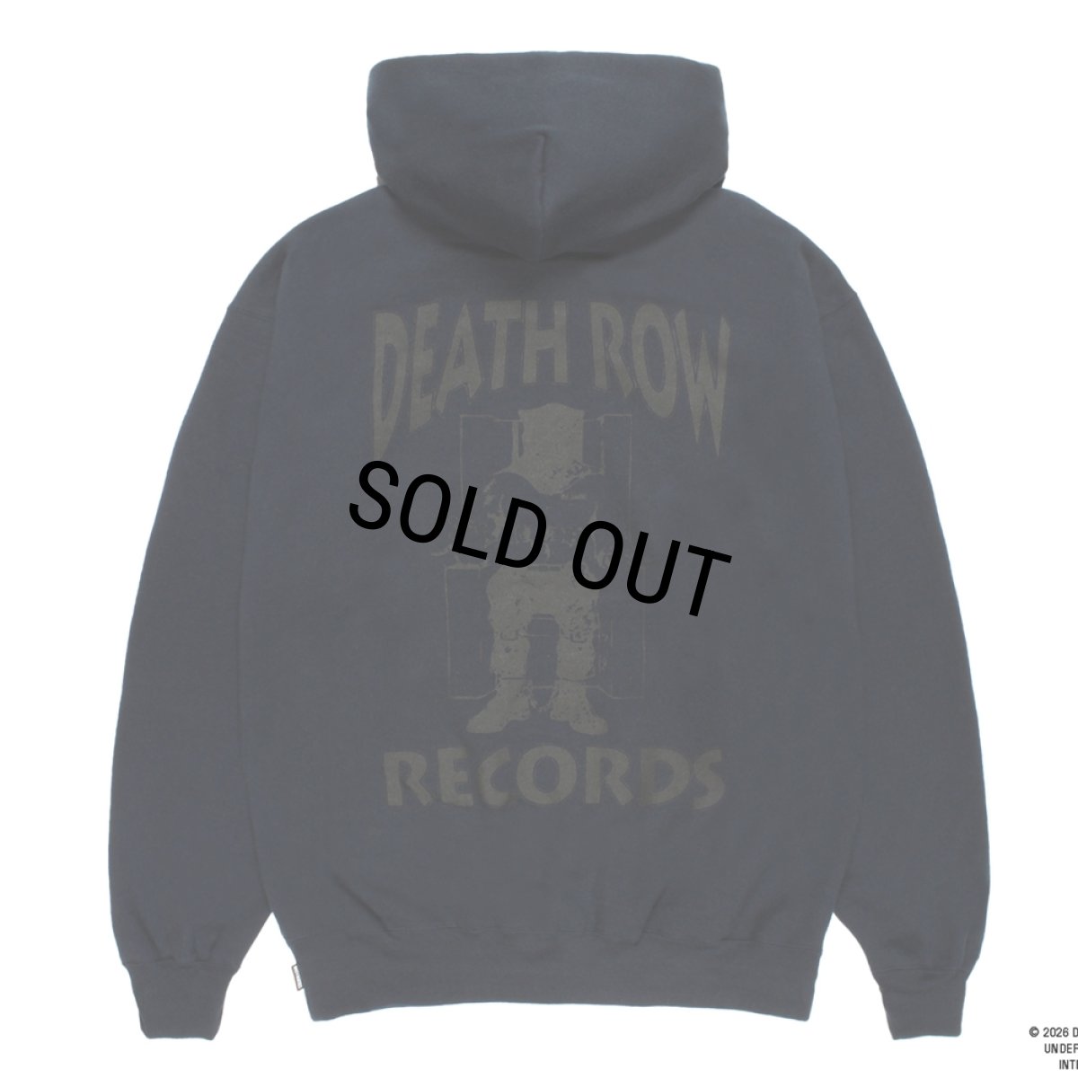 画像1: WACKO MARIA/DEATH ROW RECORDS / HEAVY WEIGHT HOODED SWEAT SHIRT（NAVY）［プルオーバーパーカー-26春夏］ (1)