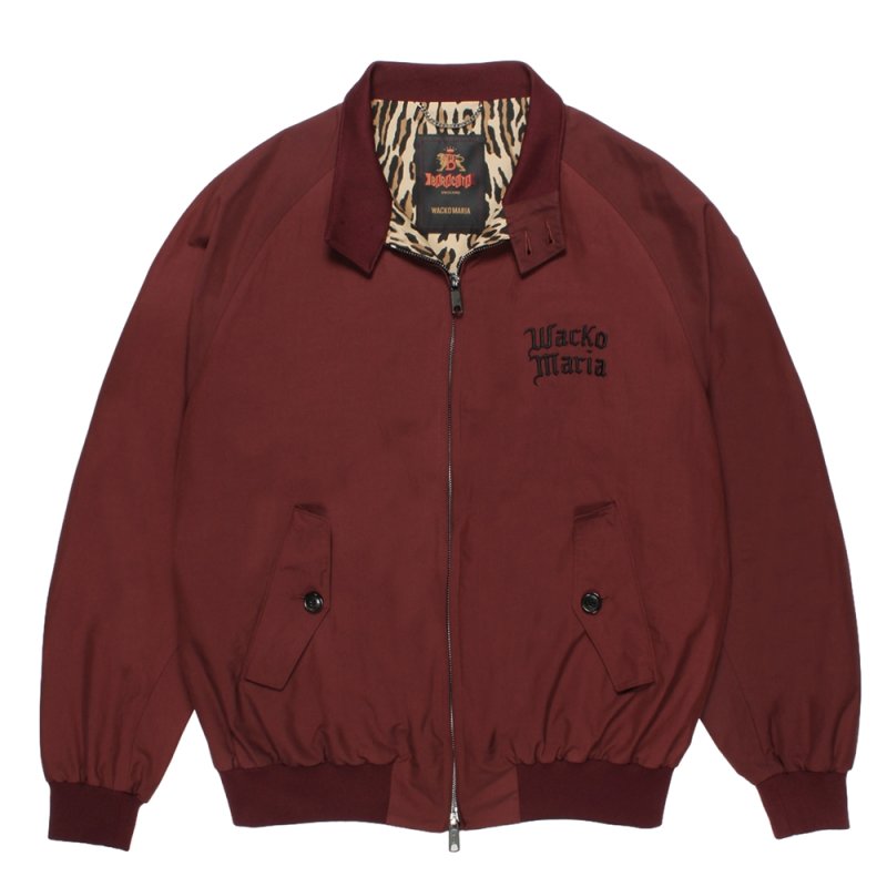 画像2: WACKO MARIA/BARACUTA / G9 HARRINGTON JACKET（BURGUNDY）［G9ハリントンJKT-26春夏］