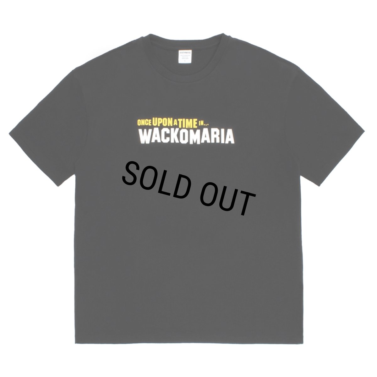 画像1: WACKO MARIA/WASHED HEAVY WEIGHT T-SHIRT（BLACK）［プリントT-26春夏］ (1)