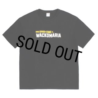 WACKO MARIA/WASHED HEAVY WEIGHT T-SHIRT（BLACK）［プリントT-26春夏