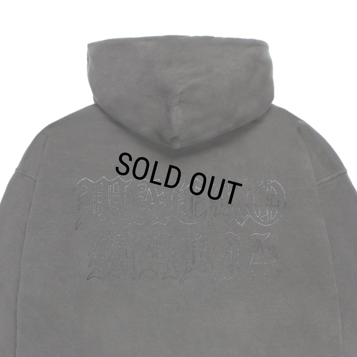 画像5: WACKO MARIA/WASHED HEAVY WEIGHT ZIP HOODED SWEAT SHIRT（GRAY）［ジップアップパーカー-26春夏］ (5)