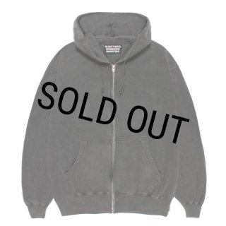 WACKO MARIA/WASHED HEAVY WEIGHT ZIP HOODED SWEAT SHIRT(GRAY WACKO MARIA/WASHED HEAVY WEIGHT ZIP HOODED SWEAT SHIRT(GRAY