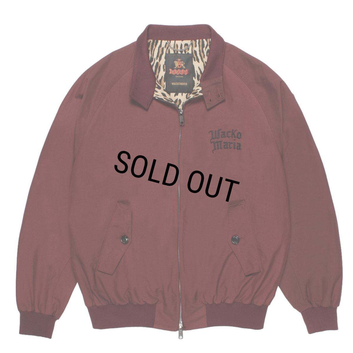 画像2: WACKO MARIA/BARACUTA / G9 HARRINGTON JACKET（BURGUNDY）［G9ハリントンJKT-26春夏］ (2)