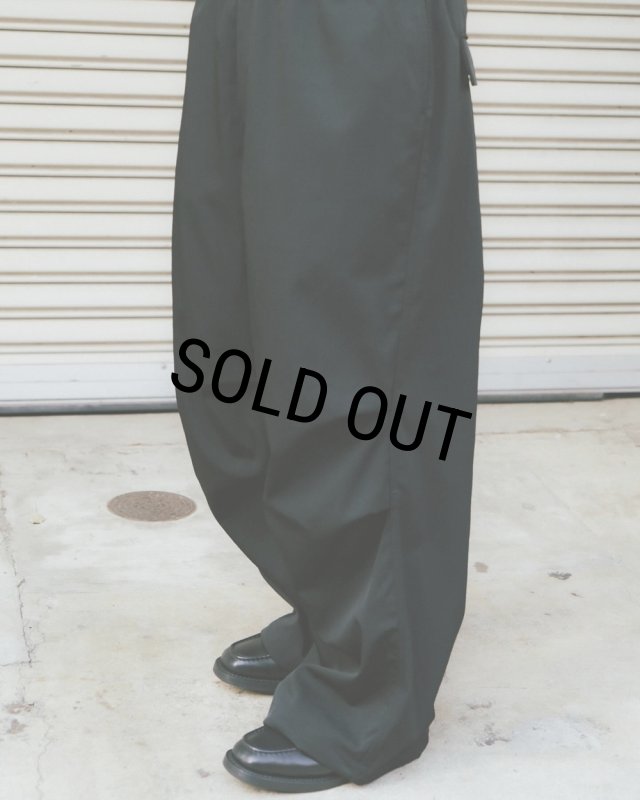 COOTIE PRODUCTIONS/Ny/Wo Twill Utility Wide Easy Trousers（Black