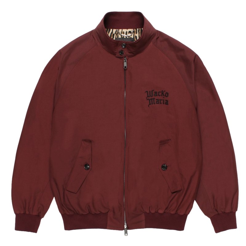 画像1: WACKO MARIA/BARACUTA / G9 HARRINGTON JACKET（BURGUNDY）［G9ハリントンJKT-26春夏］