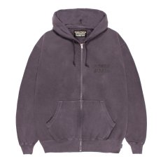 画像1: WACKO MARIA/WASHED HEAVY WEIGHT ZIP HOODED SWEAT SHIRT（PURPLE）［ジップアップパーカー-26春夏］ (1)