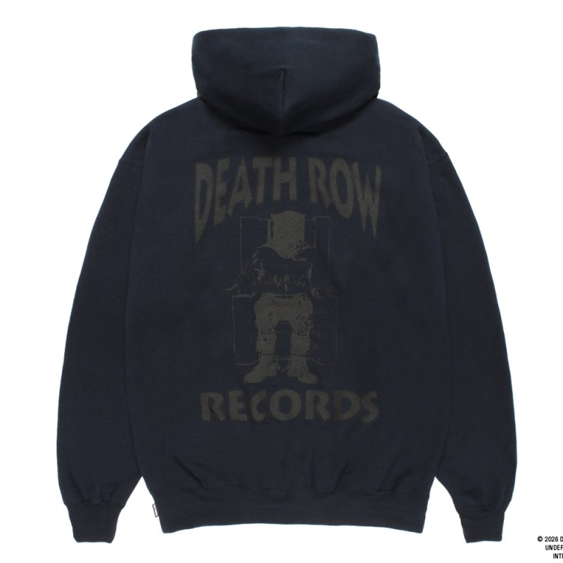 画像2: WACKO MARIA/DEATH ROW RECORDS / HEAVY WEIGHT HOODED SWEAT SHIRT（NAVY）［プルオーバーパーカー-26春夏］