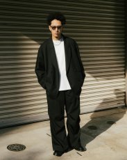 画像9: COOTIE PRODUCTIONS/Ny/Wo Twill Utility Wide Easy Trousers（Black）［ユーティリティーワイドイージートラウザース-26春夏］ (9)
