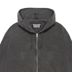 画像3: WACKO MARIA/WASHED HEAVY WEIGHT ZIP HOODED SWEAT SHIRT（GRAY）［ジップアップパーカー-26春夏］ (3)