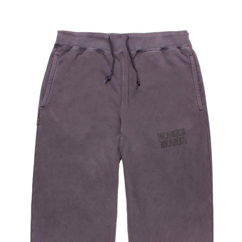 画像2: WACKO MARIA/WASHED HEAVY WEIGHT SWEAT PANTS（PURPLE）［スウェットパンツ-26春夏］