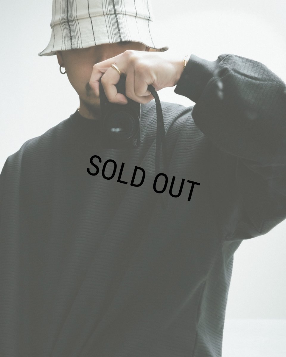 画像7: COOTIE PRODUCTIONS/Bumpy Border Jersey L/S Tee（Black）［バンピーボーダー長袖T-26春夏］ (7)