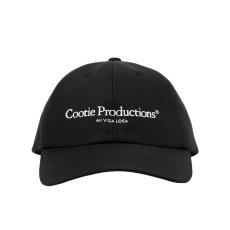 画像1: COOTIE PRODUCTIONS/T/W Twill 6 Panel Cap（Black）［T/Wツイル6パネルキャップ-26春夏］ (1)