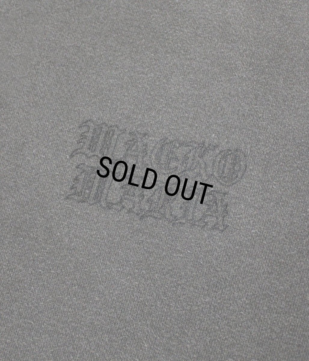画像4: WACKO MARIA/WASHED HEAVY WEIGHT ZIP HOODED SWEAT SHIRT（GRAY）［ジップアップパーカー-26春夏］ (4)
