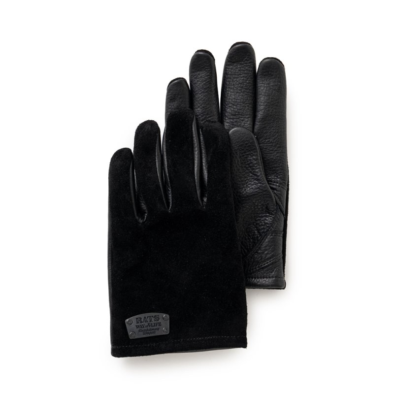 画像1: RATS/LEATHER GLOVE（SUEDE LEATHER）［レザーグローブ-26春夏］
