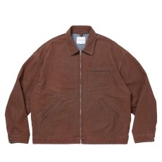 画像1: COOTIE PRODUCTIONS/Grainy Denim Work Jacket（Red）［グレイニィデニムワークJKT-26春夏］ (1)