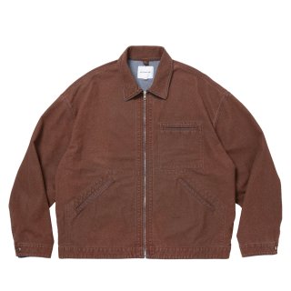 COOTIE PRODUCTIONS/Grainy Denim Work Jacket（Red）［グレイニィ