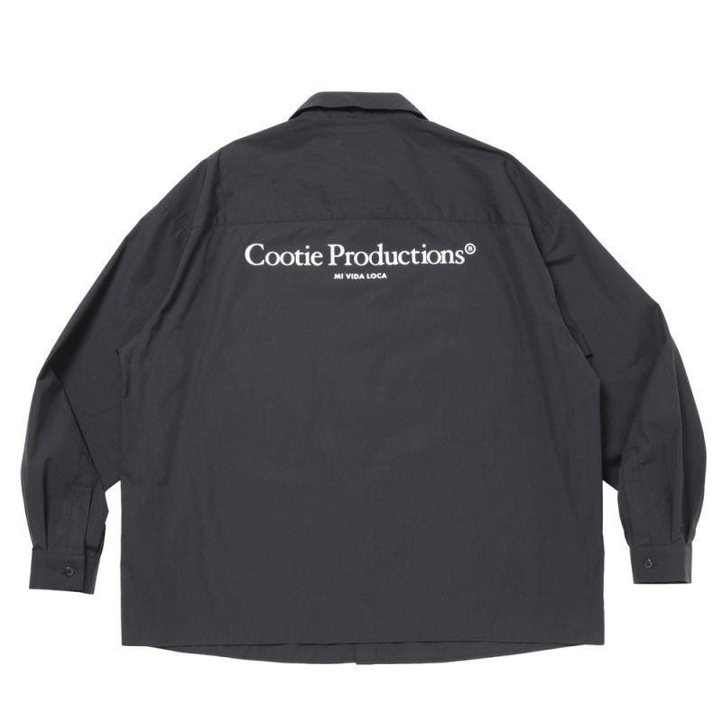 画像2: COOTIE PRODUCTIONS/Broad L/S Work Shirt（Black）［ブロードワークシャツ-26春夏］