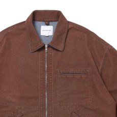 画像2: COOTIE PRODUCTIONS/Grainy Denim Work Jacket（Red）［グレイニィデニムワークJKT-26春夏］ (2)