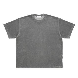 COOTIE PRODUCTIONS/Velour S/S Tee（Gray）［ベロアT-26春夏］ - JONAS