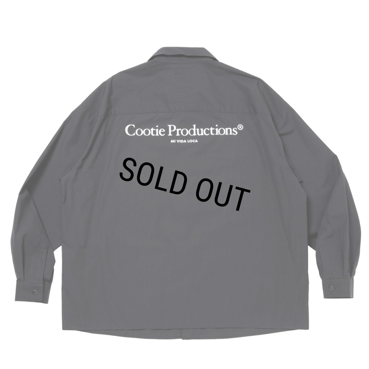 画像1: COOTIE PRODUCTIONS/Broad L/S Work Shirt（Black）［ブロードワークシャツ-26春夏］ (1)