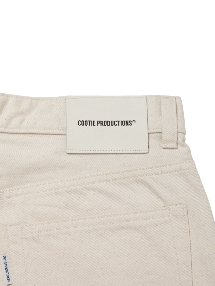 画像3: COOTIE PRODUCTIONS/12.5oz Denim 5 Pocket Square Leg Pants（Ivory）［デニムスクエアレッグパンツ-26春夏］ (3)