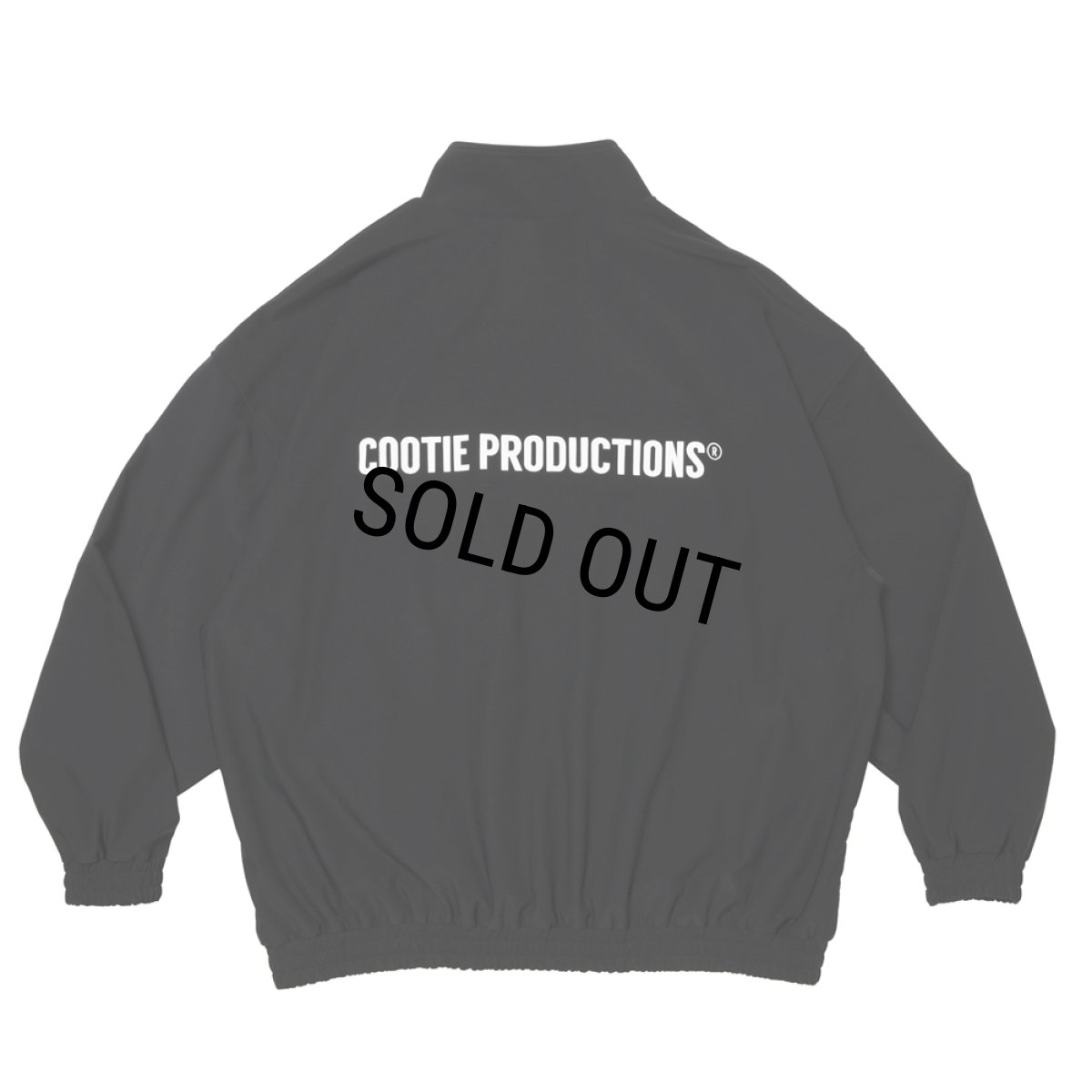 画像2: COOTIE PRODUCTIONS/Frost Weave Track Jacket（Black）［フロストウィーヴトラックJKT-26春夏］ (2)