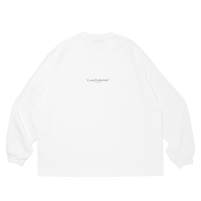画像2: COOTIE PRODUCTIONS/Spanish Pima Boxy L/S Tee（White）［スパニッシュピマボクシー長袖T-26春夏］