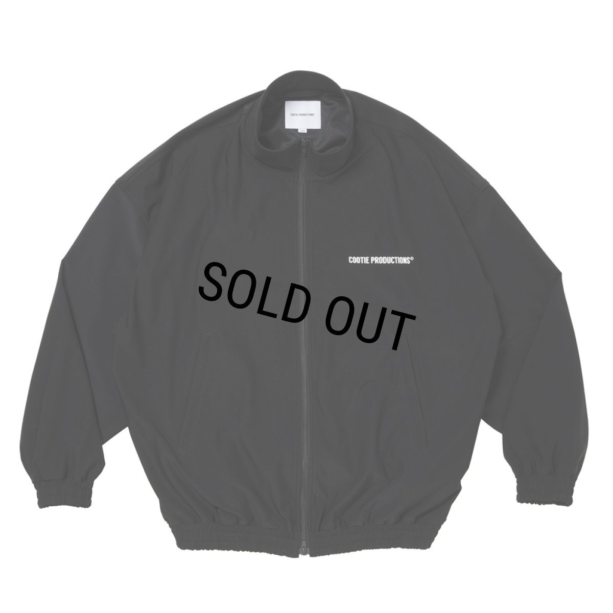 画像1: COOTIE PRODUCTIONS/Frost Weave Track Jacket（Black）［フロストウィーヴトラックJKT-26春夏］ (1)
