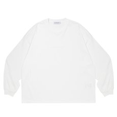 画像2: COOTIE PRODUCTIONS/Spanish Pima Boxy L/S Tee（White）［スパニッシュピマボクシー長袖T-26春夏］ (2)