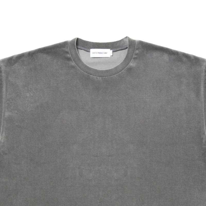 画像2: COOTIE PRODUCTIONS/Velour S/S Tee（Gray）［ベロアT-26春夏］