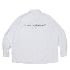 画像1: COOTIE PRODUCTIONS/Broad L/S Work Shirt（White）［ブロードワークシャツ-26春夏］ (1)