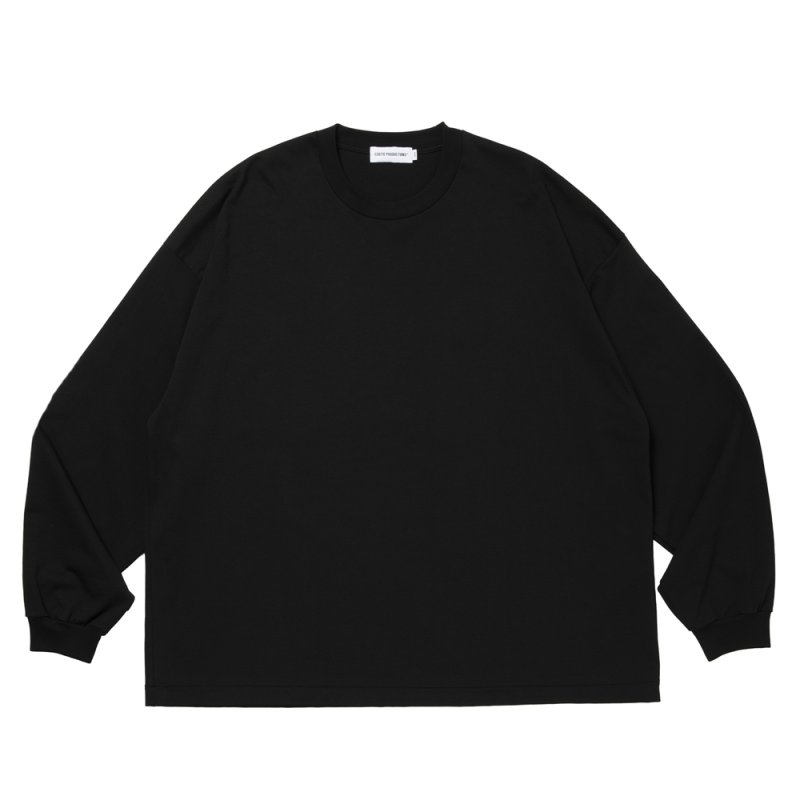 画像1: COOTIE PRODUCTIONS/Spanish Pima Boxy L/S Tee（Black）［スパニッシュピマボクシー長袖T-26春夏］
