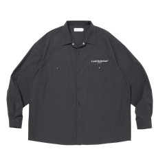 画像2: COOTIE PRODUCTIONS/Broad L/S Work Shirt（Black）［ブロードワークシャツ-26春夏］ (2)