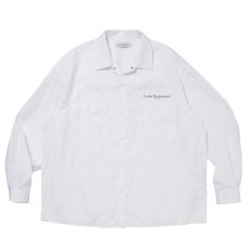 画像2: COOTIE PRODUCTIONS/Broad L/S Work Shirt（White）［ブロードワークシャツ-26春夏］ (2)