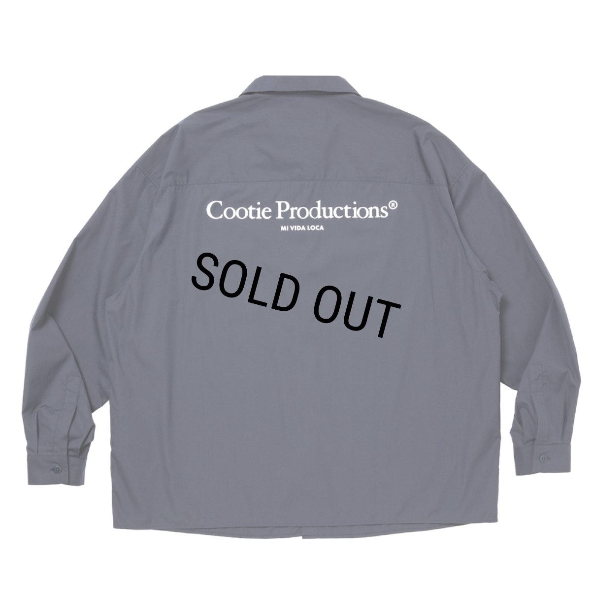 画像1: COOTIE PRODUCTIONS/Broad L/S Work Shirt（Navy）［ブロードワークシャツ-26春夏］ (1)