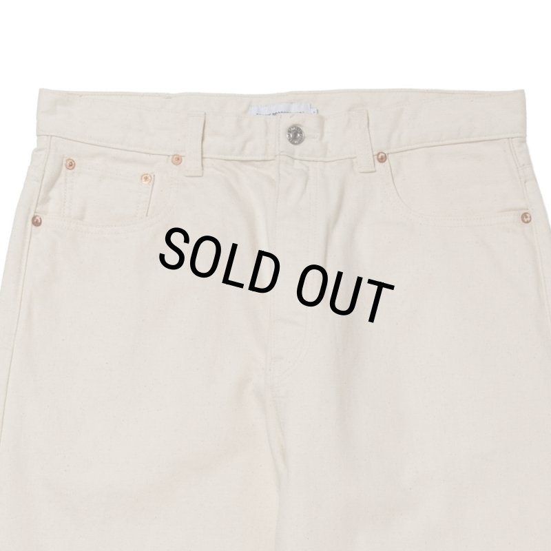 COOTIE PRODUCTIONS/12.5oz Denim 5 Pocket Square Leg Pants（Ivory