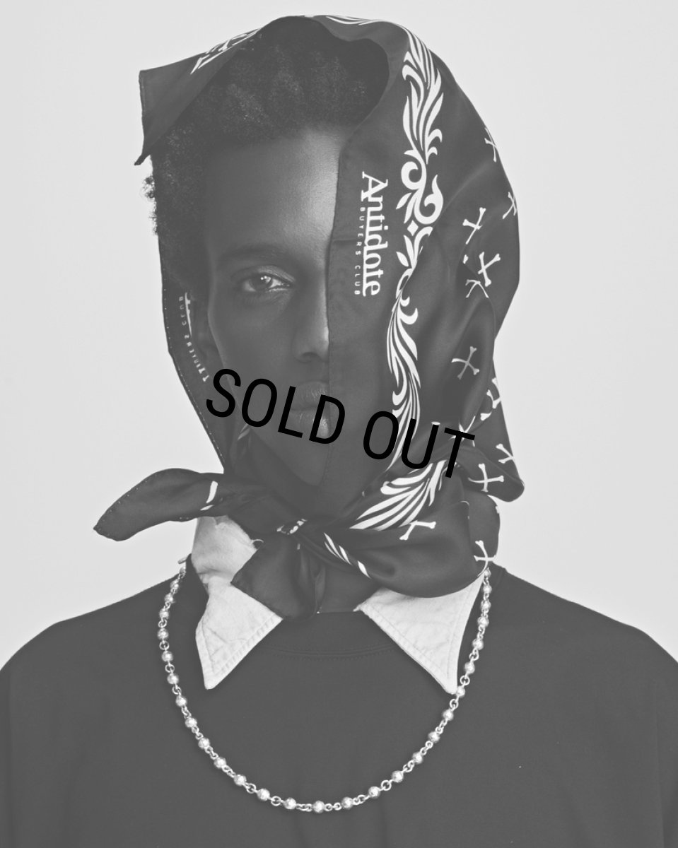 画像4: ANTIDOTE BUYERS CLUB/Silk Bandana（Black） (4)