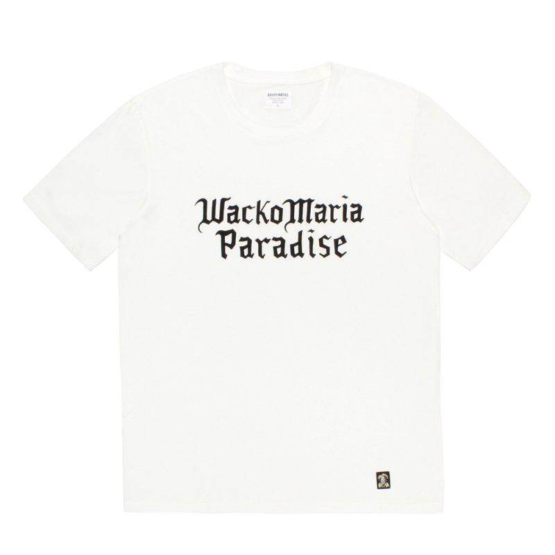 画像1: WACKO MARIA/STANDARD T-SHIRT（WHITE）［プリントT-26春夏］
