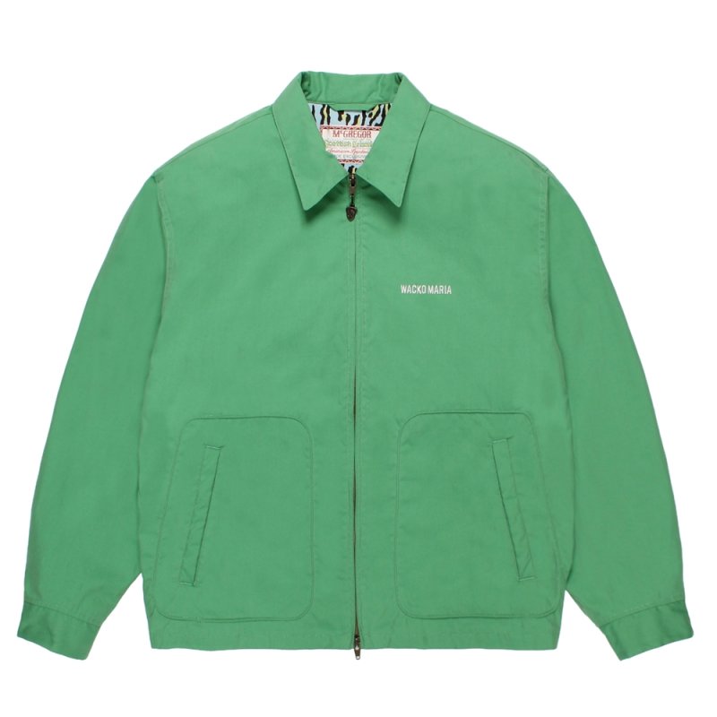 画像1: WACKO MARIA/MCGREGOR / DRIZZLER JACKET（GREEN）［ドリズラーJKT-26春夏］