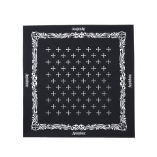 画像1: ANTIDOTE BUYERS CLUB/Silk Bandana（Black） (1)