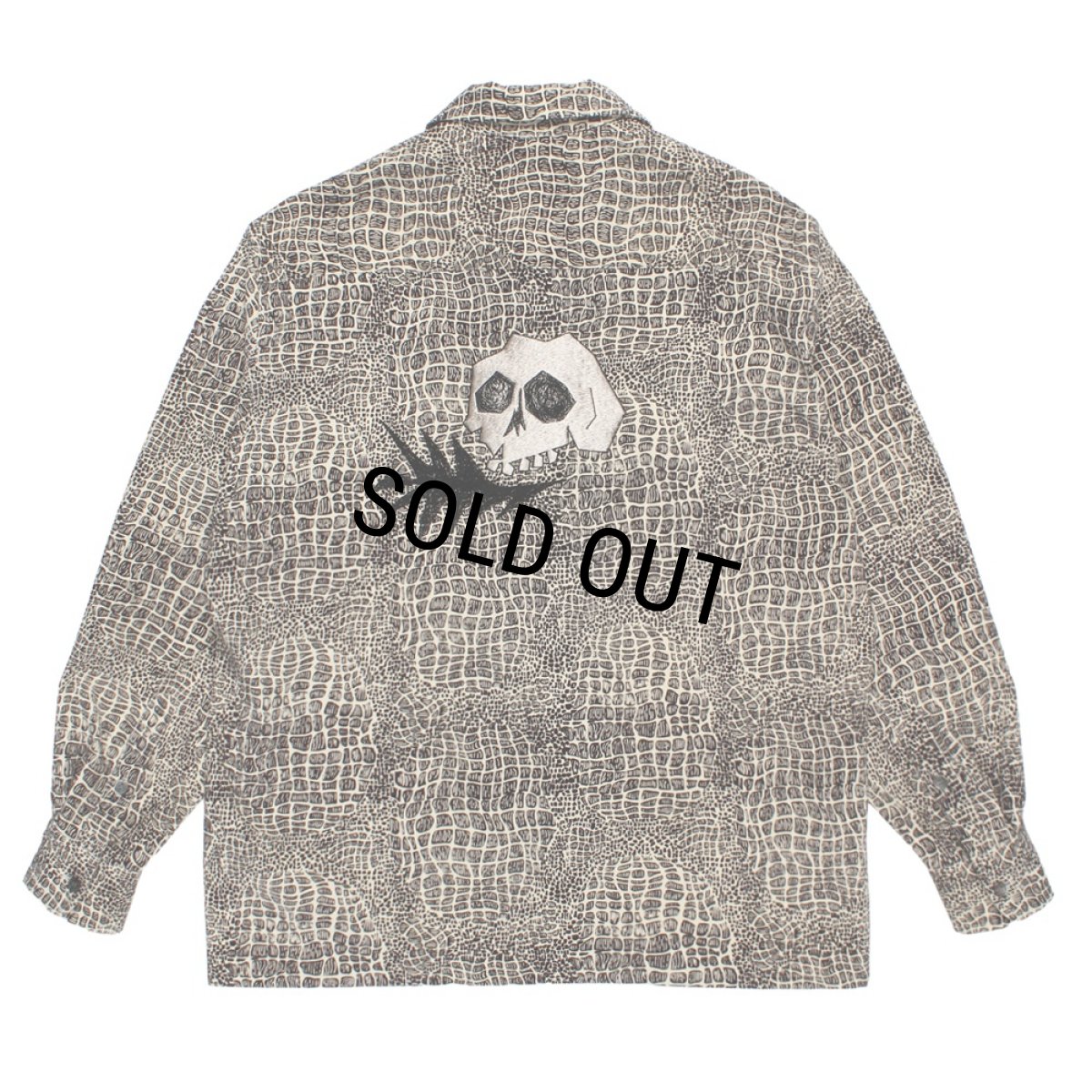 画像1: WACKO MARIA/WOLF'S HEAD / CORDUROY 50'S OPEN COLLAR SHIRT（ONE）［コーデュロイ50'Sオープンカラーシャツ-26春夏］ (1)