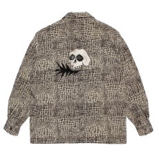 画像1: WACKO MARIA/WOLF'S HEAD / CORDUROY 50'S OPEN COLLAR SHIRT（ONE）［コーデュロイ50'Sオープンカラーシャツ-26春夏］ (1)